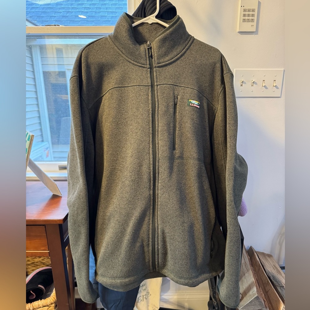 LL Bean Men’s Full-Zip sweater Jacket